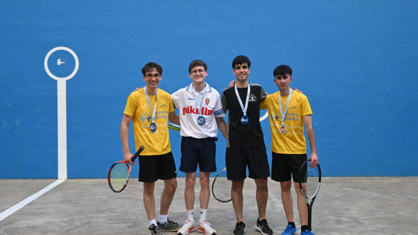 Emoción y máxima igualdad en la final de frontenis dobles del Torneo Social